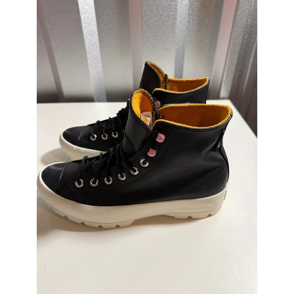 Converse Chuck Taylor All Star Lugged Winter Gore Tex High Top BLK Leather SZ 11
